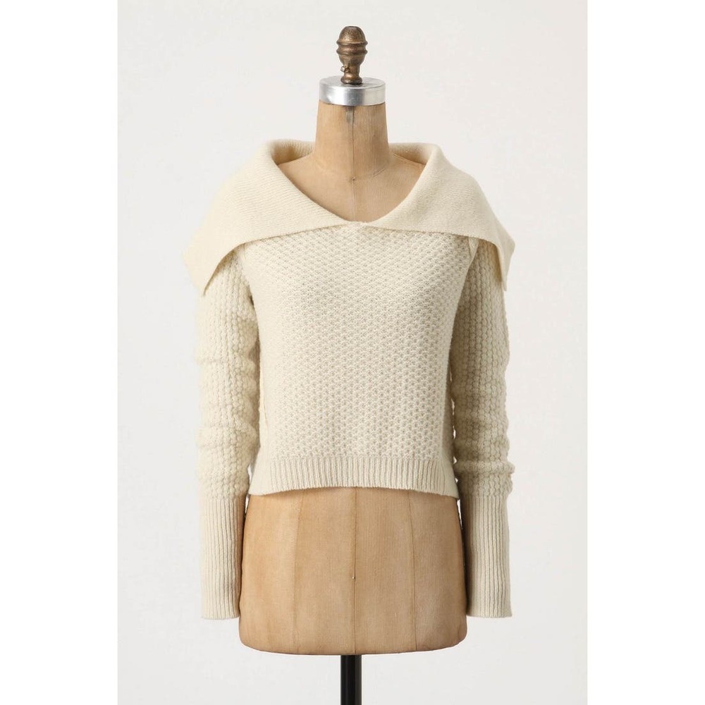 Charlie & Robin Draped Label Pullover Sweater Size S